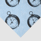 Roze en Blauw nautisch reeksontwerp 5 Tissuepapier (Detail)