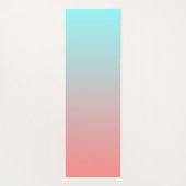  roze en blauw ombre yogamat (Achterkant)