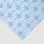 Roze en blauw ontwerp uit de Nautical Series 11 Tissuepapier (Detail)