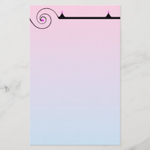  roze en blauw papier