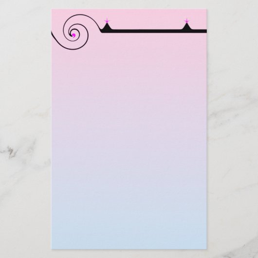 roze en blauw papier (Voorkant)