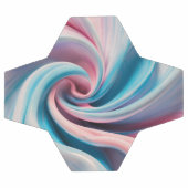 Roze en Blauw Pastel Marmer | Voetbal (Enkel)