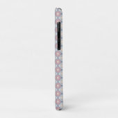 Roze en blauw patroon Case-Mate iPhone case (Achterkant/links)