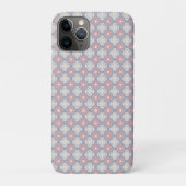 Roze en blauw patroon Case-Mate iPhone case (Achterkant)