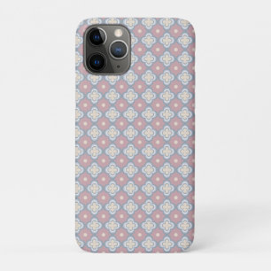 Roze en blauw patroon Case-Mate iPhone case