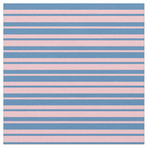 Roze en blauw patroon van strepen stof