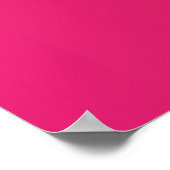 Roze en Blauw Pentagon Spiral Poster (Hoek)