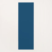 Roze en Blauw Retro Cirkel Geometrisch Patroon Yogamat (Achterkant)