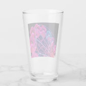 Roze en blauw reuzenrad glas (Achterkant)