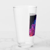 Roze en blauw reuzenrad glas (Rechts)