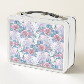 Roze en blauw Roos Patroon (Achterkant)