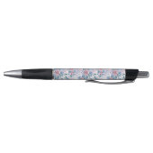 Roze en blauw Roos Patroon Pen (Bodem)
