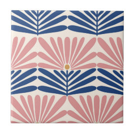 roze en blauw tegeltje