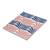 roze en blauw tegeltje (Zijkant)