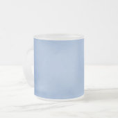  roze en blauw tropisch matglas koffiemok (Voorkant links)