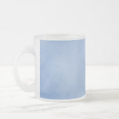  roze en blauw tropisch matglas koffiemok (Links)