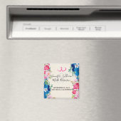 Roze en blauw ventilator Lijst Fancy sparen de Dat Magneet (Insitu (Vaatwasser))