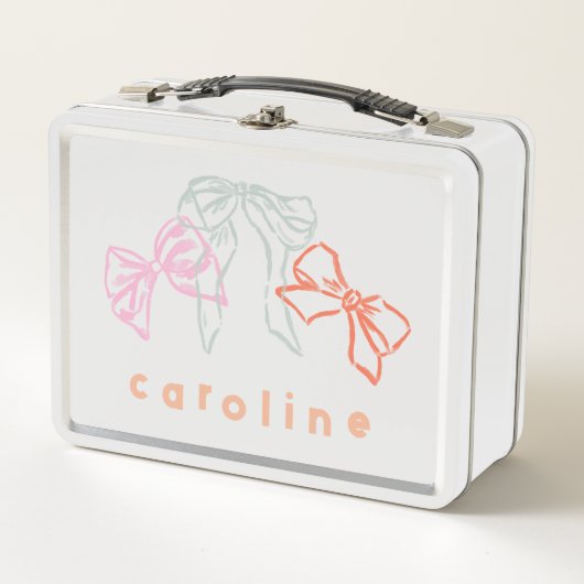 Roze en blauw Waterverf lint gebonden bogen (Voorkant)