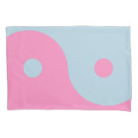  roze en blauw Yin Yang