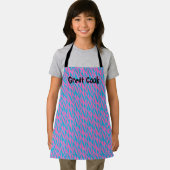 Roze en Blauw Zig-Zag Schort (Insitu)