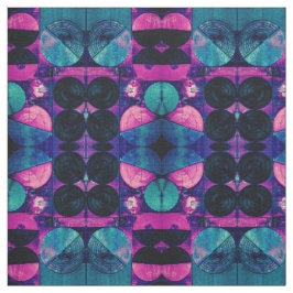 Roze en blauwe 369 Abstracte verbinding Stof