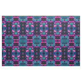 Roze en blauwe 369 Abstracte verbinding Stof (Fat Quarter)