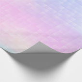 Roze en blauwe achtergrond cadeaupapier (Hoek)