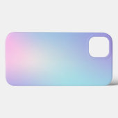 Roze en blauwe achtergrond Case-Mate iPhone case (Achterkant (horizontaal))