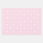 Roze en blauwe Baby Inpakpapier Vel (Voorkant)