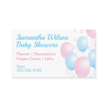 Roze en blauwe ballonnen