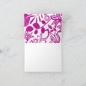 Roze en blauwe Bedankt en liefde (Binnen)