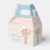 Roze en blauwe Beer ballonnen voor draagtas Bedankdoosjes (Achterkant)