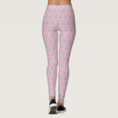 Roze en blauwe bewustzijn Ribbon Angel-Leggings Leggings (Achterkant)