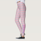 Roze en blauwe bewustzijn Ribbon Angel-Leggings Leggings (Links)