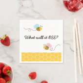 Roze en blauwe bijenborst Geslacht Servetten (Insitu)