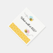 Roze en blauwe bijenborst Geslacht Servetten (Hoek)