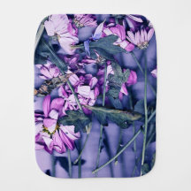 Roze en blauwe bloemen babylap