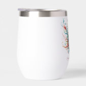 Roze en blauwe bloemen Happy Moederdag (Rechts)