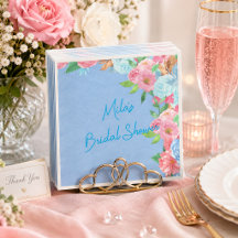 roze en blauwe bloemen