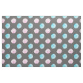 Roze en blauwe bloemen stof (Yard (91,4 cm))