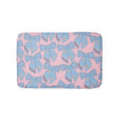Roze en blauwe bogen badmat (Voorkant)
