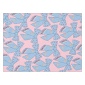 Roze en blauwe bogen tafelkleed (Voorkant (Horizontaal))