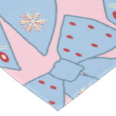 Roze en blauwe bogen tafelkleed (Gekanteld)