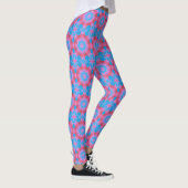Roze en Blauwe Boho Ster Leggings (Rechts)