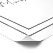 Roze en blauwe boog geslacht onthullen welkomstbor perfect poster (Hoek)