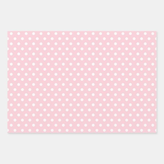 Roze en blauwe bunny Rabbit Wrapping Paper Set van (Voorkant 2)