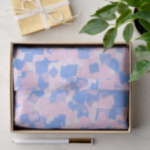 Roze en blauwe Confetti Tissuepapier (Geschenk)