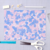 Roze en blauwe Confetti Tissuepapier (Craft)