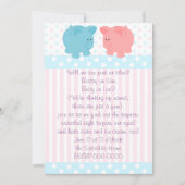 Roze en blauwe draaistellen kaart (Voorkant)