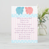 Roze en blauwe draaistellen kaart (Staand voorkant)